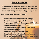 Scented Soy Wax Flower Bouquet available online at SweeDesi